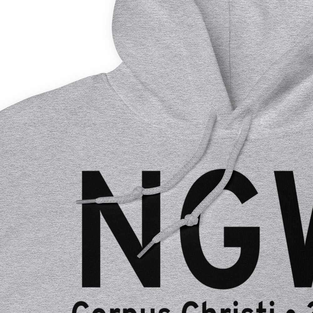 Corpus Christi (KNGW) Airport Hoodie Sweatshirt 