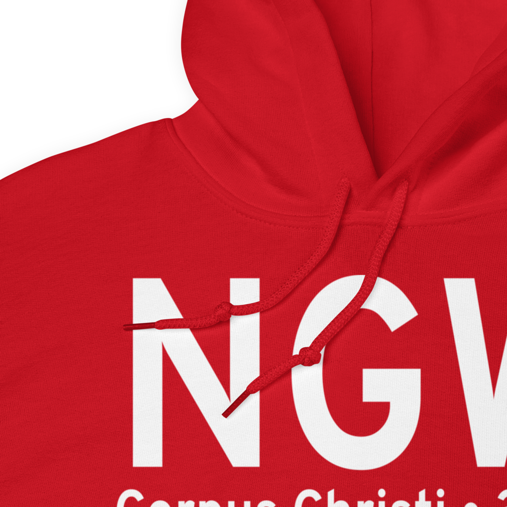 Corpus Christi (KNGW) Airport Hoodie Sweatshirt 