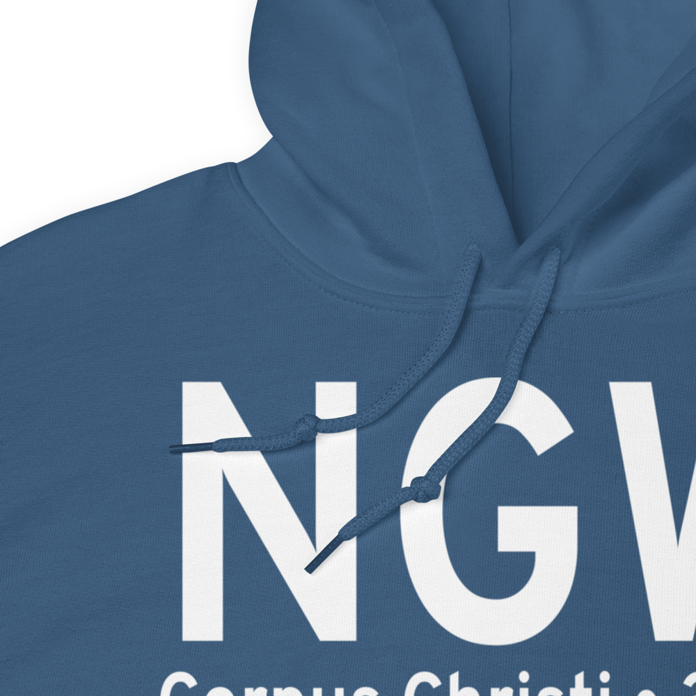 Corpus Christi (KNGW) Airport Hoodie Sweatshirt 