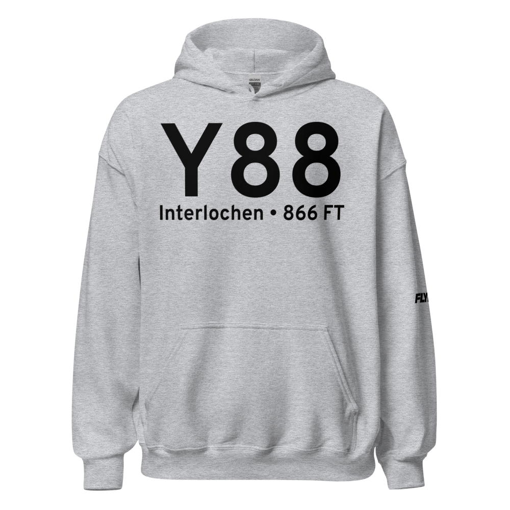 Interlochen (Y88) Airport Hoodie Sweatshirt 