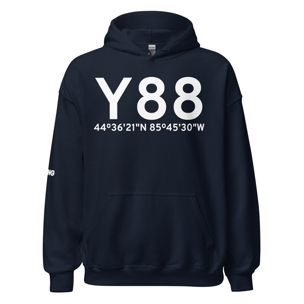 Interlochen (Y88) Airport Hoodie Sweatshirt 