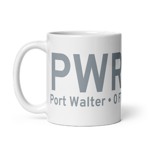 Port Walter (PWR) Airport Mug