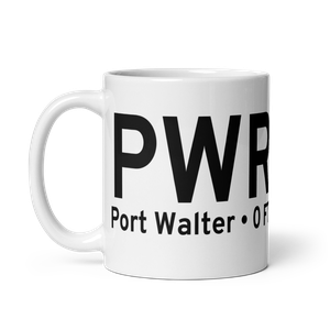 Port Walter (PWR) Airport Mug