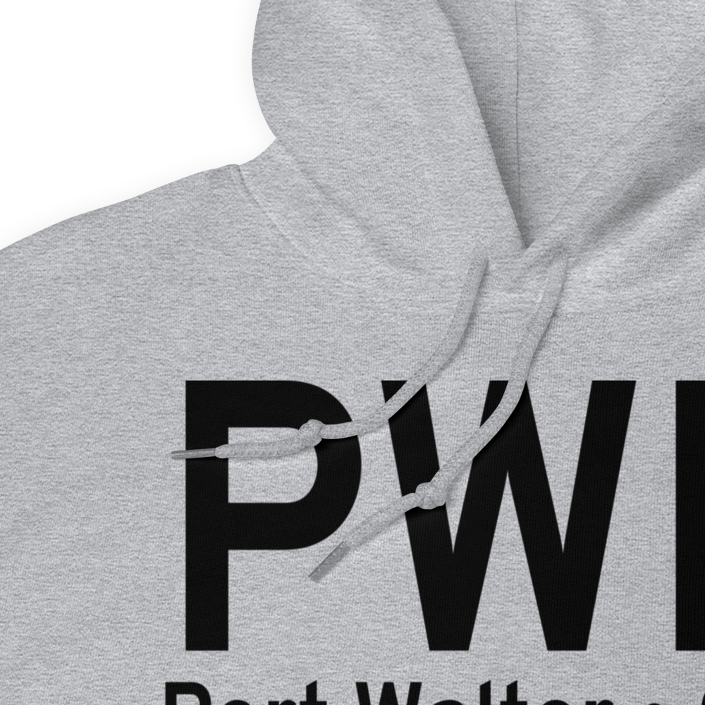Port Walter (PWR) Airport Hoodie Sweatshirt 