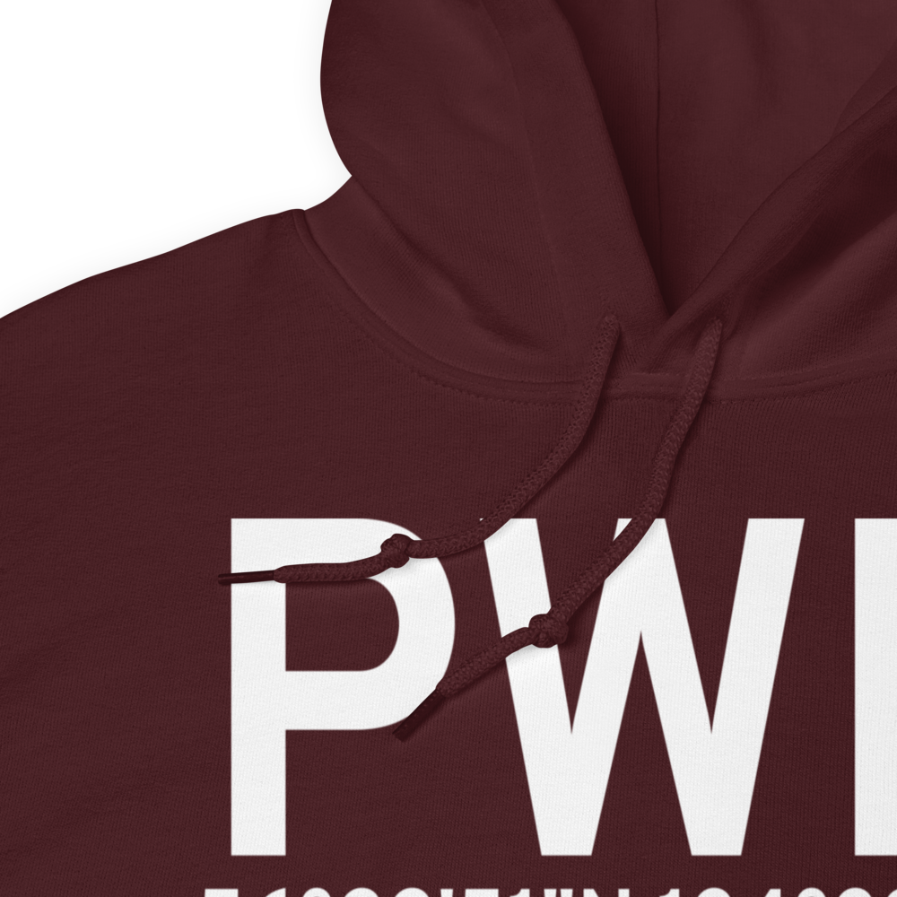 Port Walter (PWR) Airport Hoodie Sweatshirt 