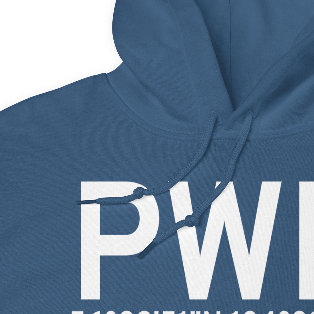 Port Walter (PWR) Airport Hoodie Sweatshirt 