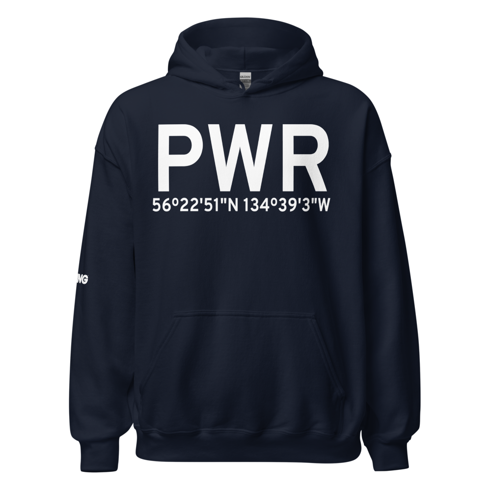 Port Walter (PWR) Airport Hoodie Sweatshirt 