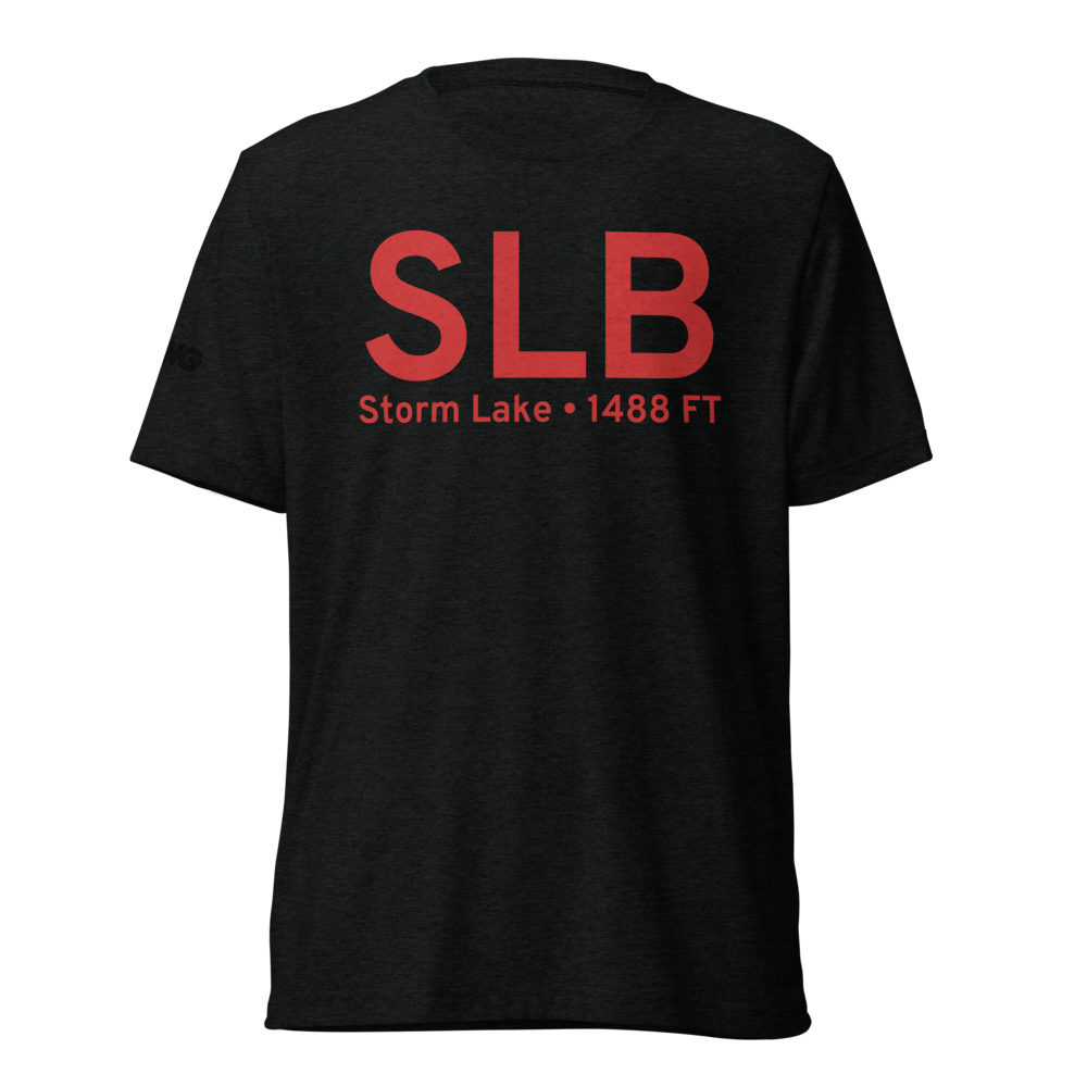 Storm Lake (KSLB) Airport Tri-blend T-Shirt 