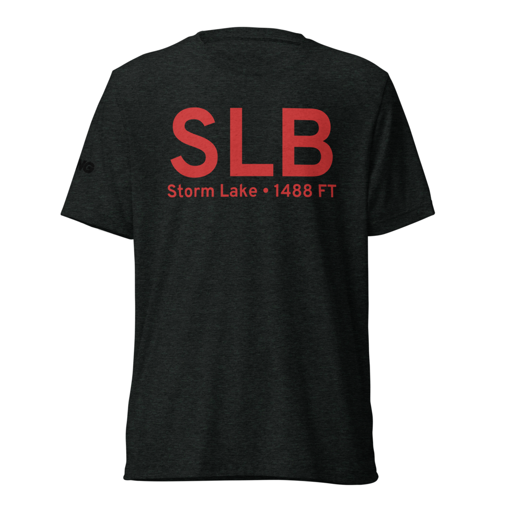Storm Lake (KSLB) Airport Tri-blend T-Shirt 