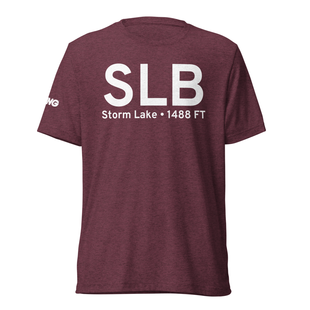 Storm Lake (KSLB) Airport Tri-blend T-Shirt 