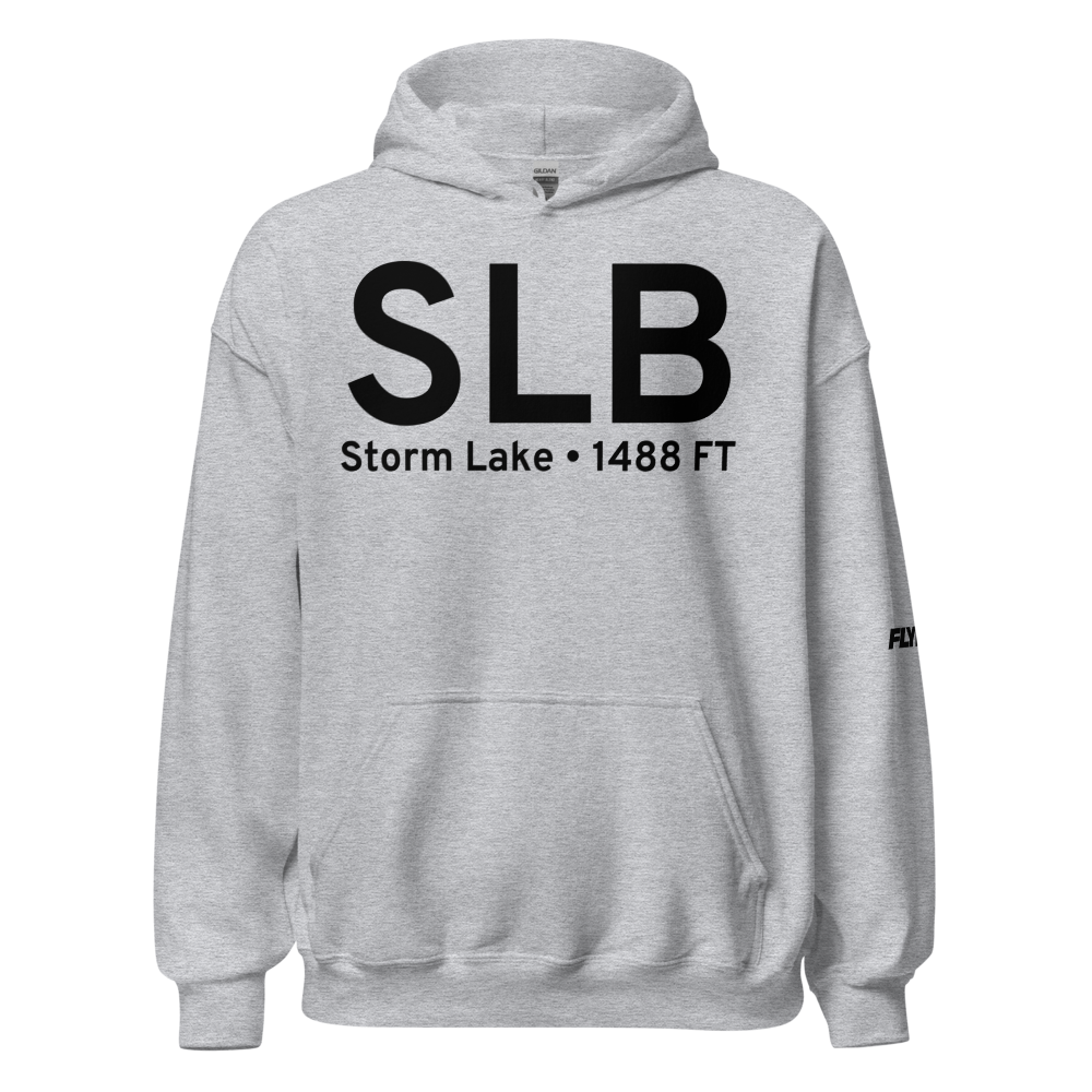 Storm Lake (KSLB) Airport Hoodie Sweatshirt 
