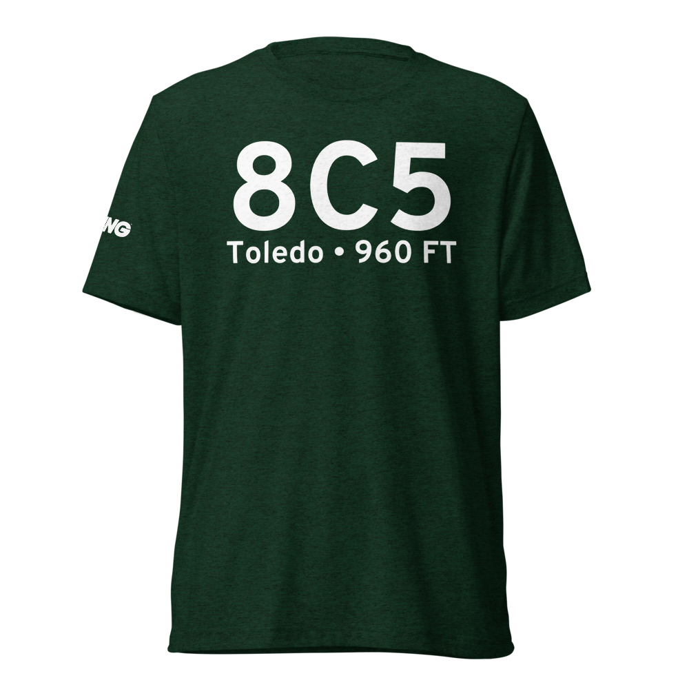Toledo (8C5) Airport Tri-blend T-Shirt 