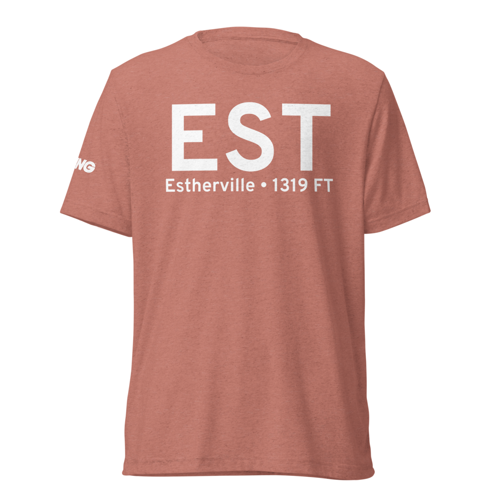Estherville (KEST) Airport Tri-blend T-Shirt 