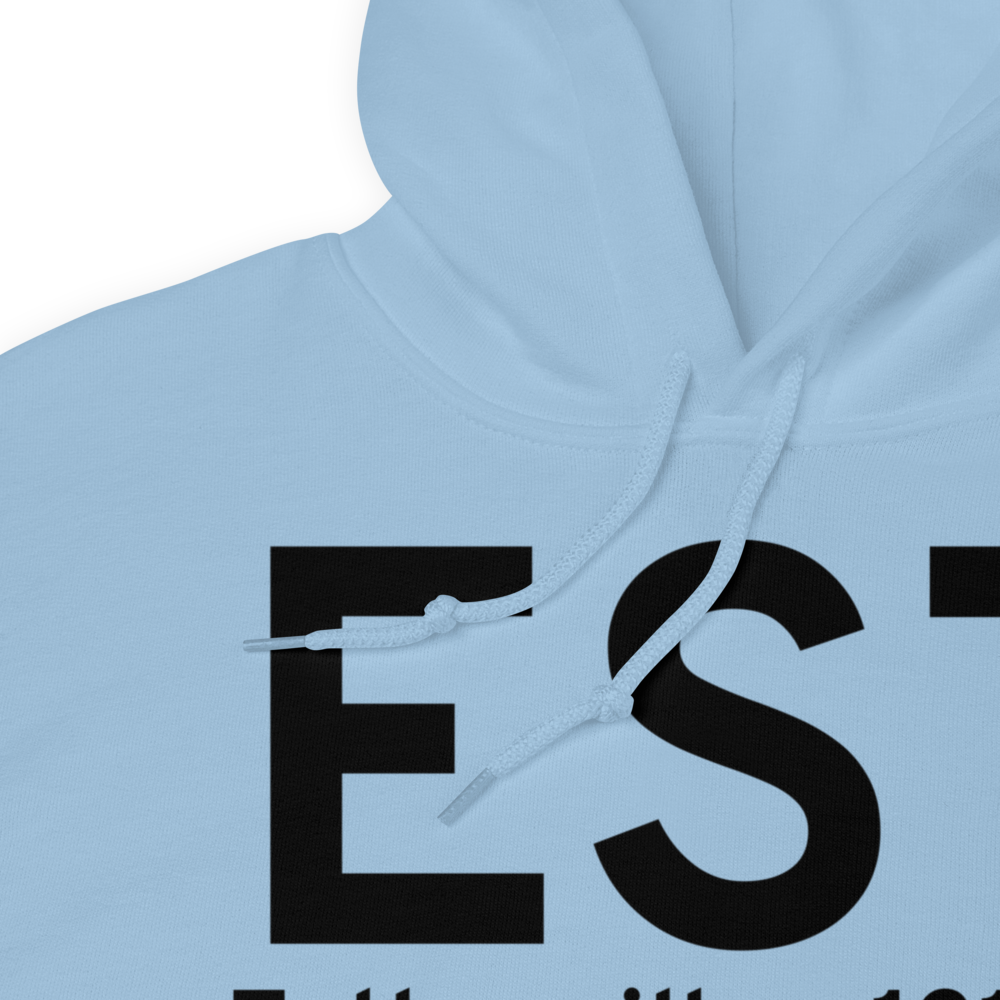 Estherville (KEST) Airport Hoodie Sweatshirt 