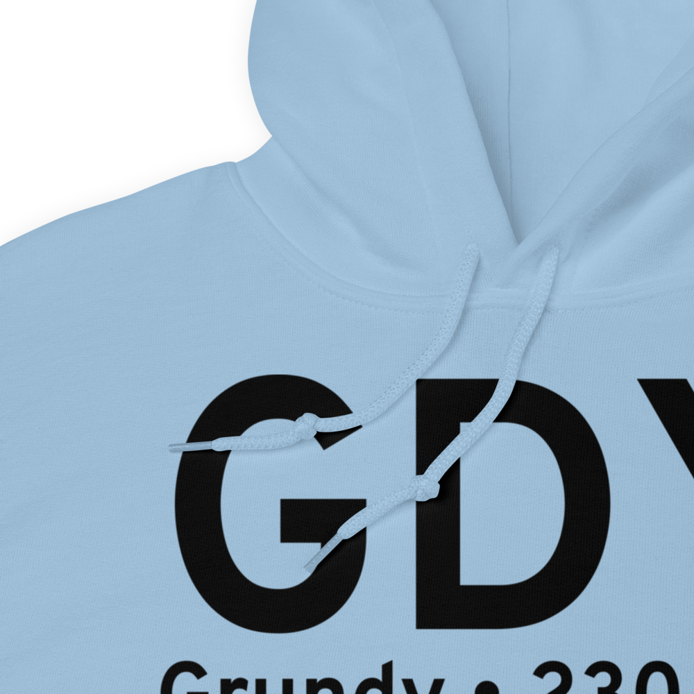 Grundy (GDY) Airport Hoodie Sweatshirt 