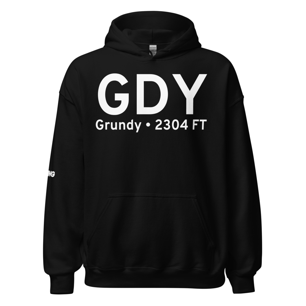 Grundy (GDY) Airport Hoodie Sweatshirt 