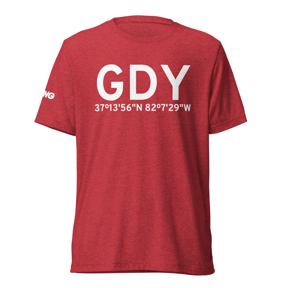 Grundy (GDY) Airport Tri-blend T-Shirt 
