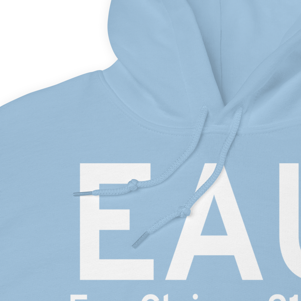 Eau Claire (KEAU) Airport Hoodie Sweatshirt 