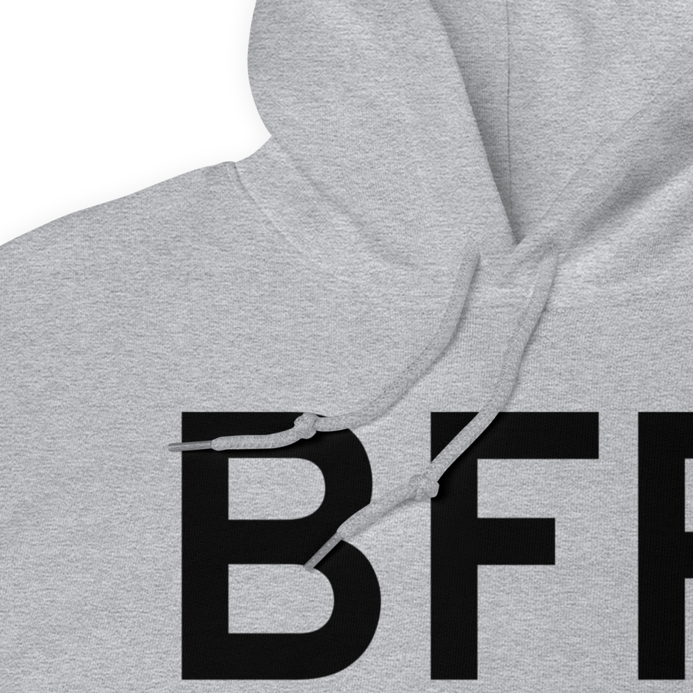 Bedford (KBFR) Airport Hoodie Sweatshirt 