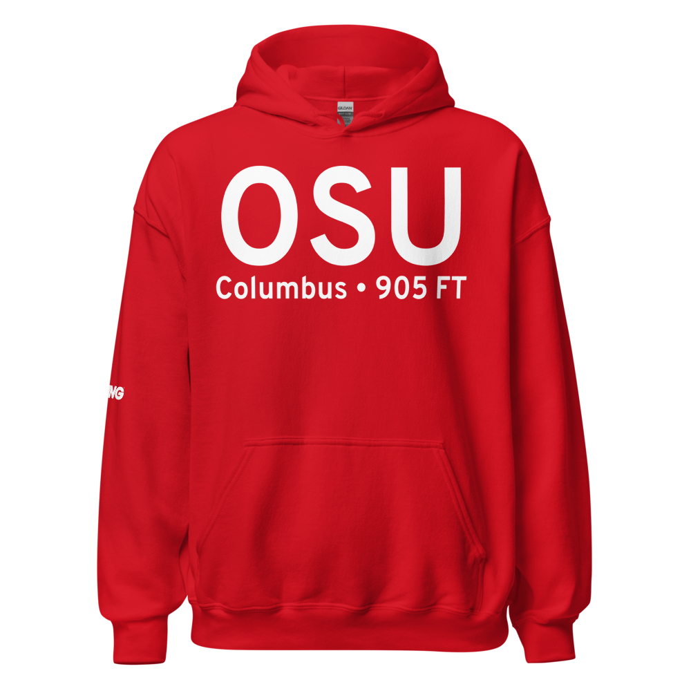 Columbus (KOSU) Airport Hoodie Sweatshirt 