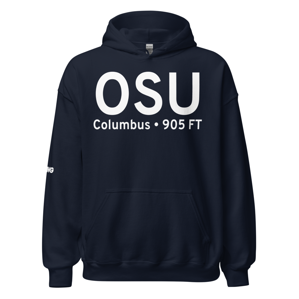 Columbus (KOSU) Airport Hoodie Sweatshirt 