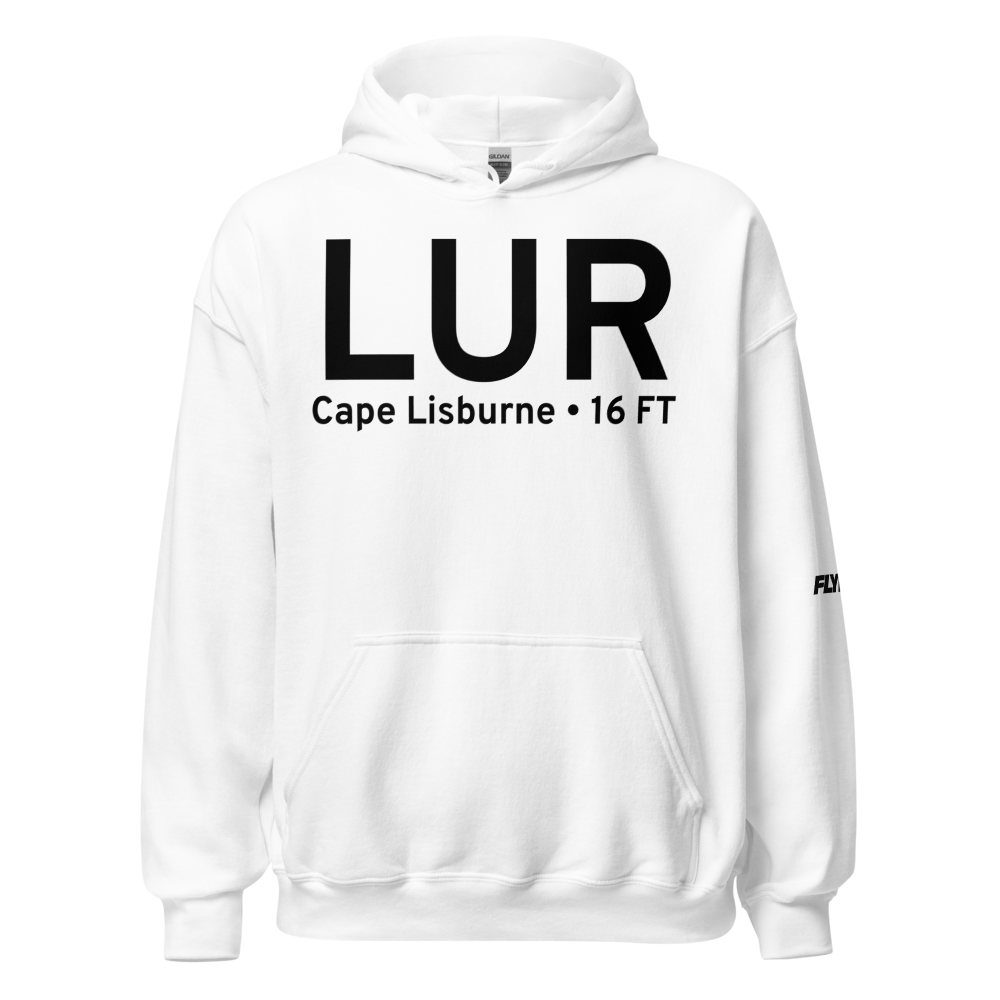 Cape Lisburne (PALU) Airport Hoodie Sweatshirt 