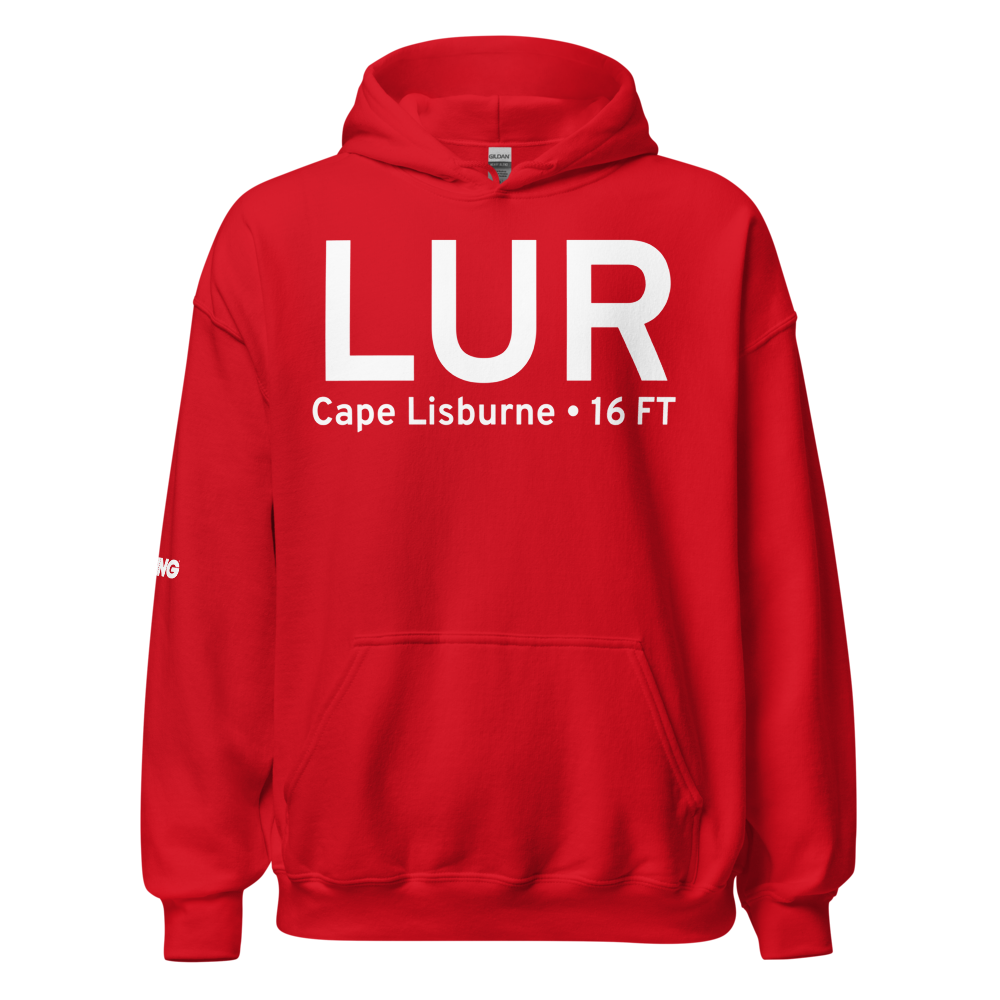 Cape Lisburne (PALU) Airport Hoodie Sweatshirt 