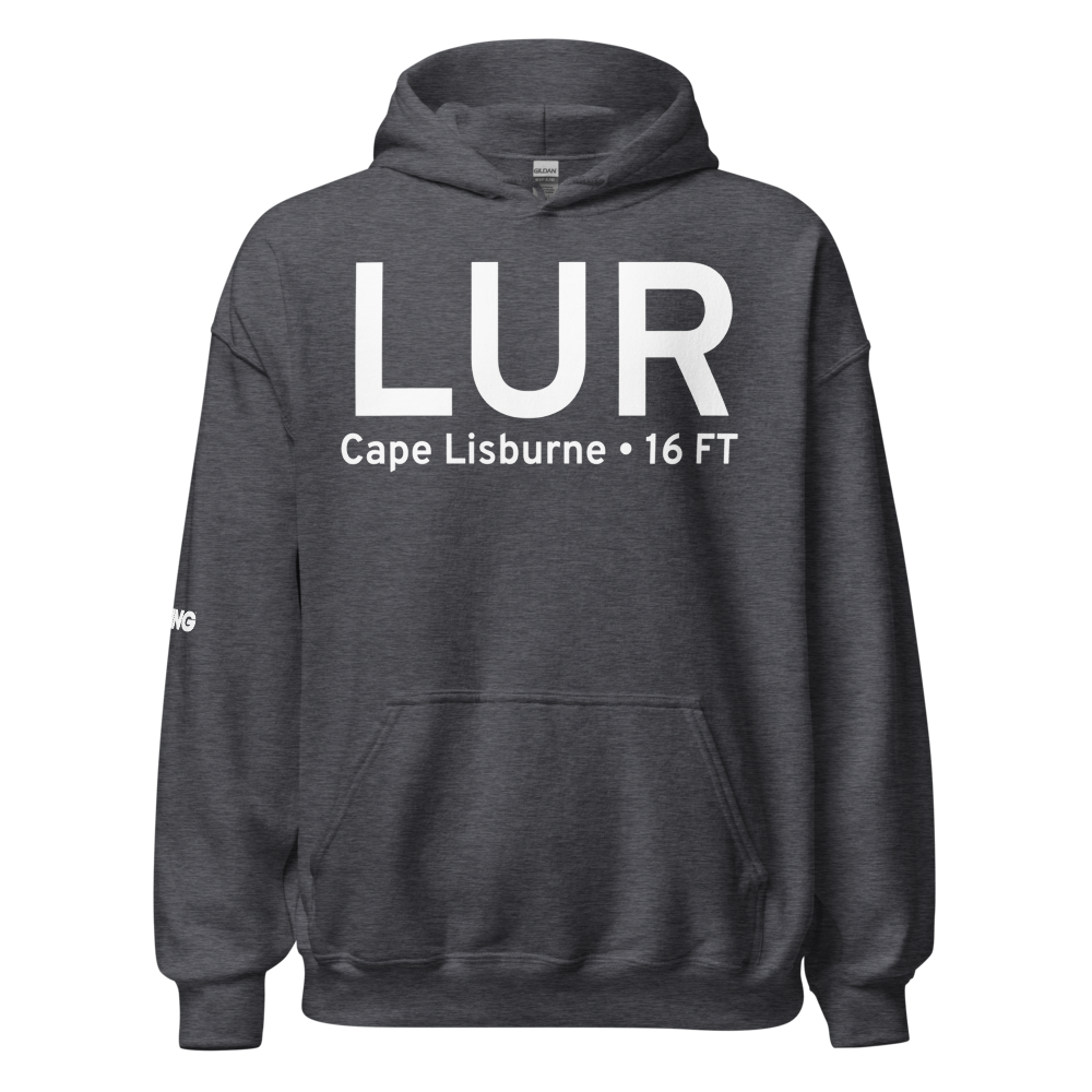 Cape Lisburne (PALU) Airport Hoodie Sweatshirt 