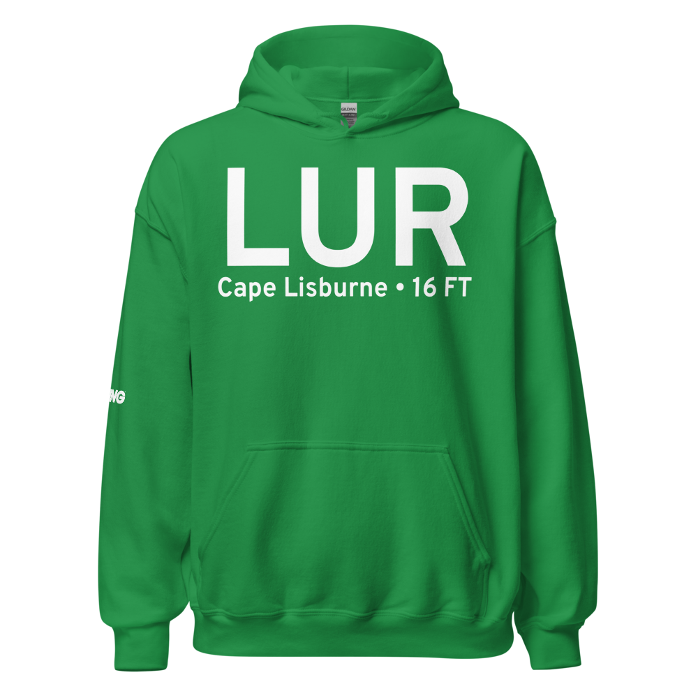 Cape Lisburne (PALU) Airport Hoodie Sweatshirt 