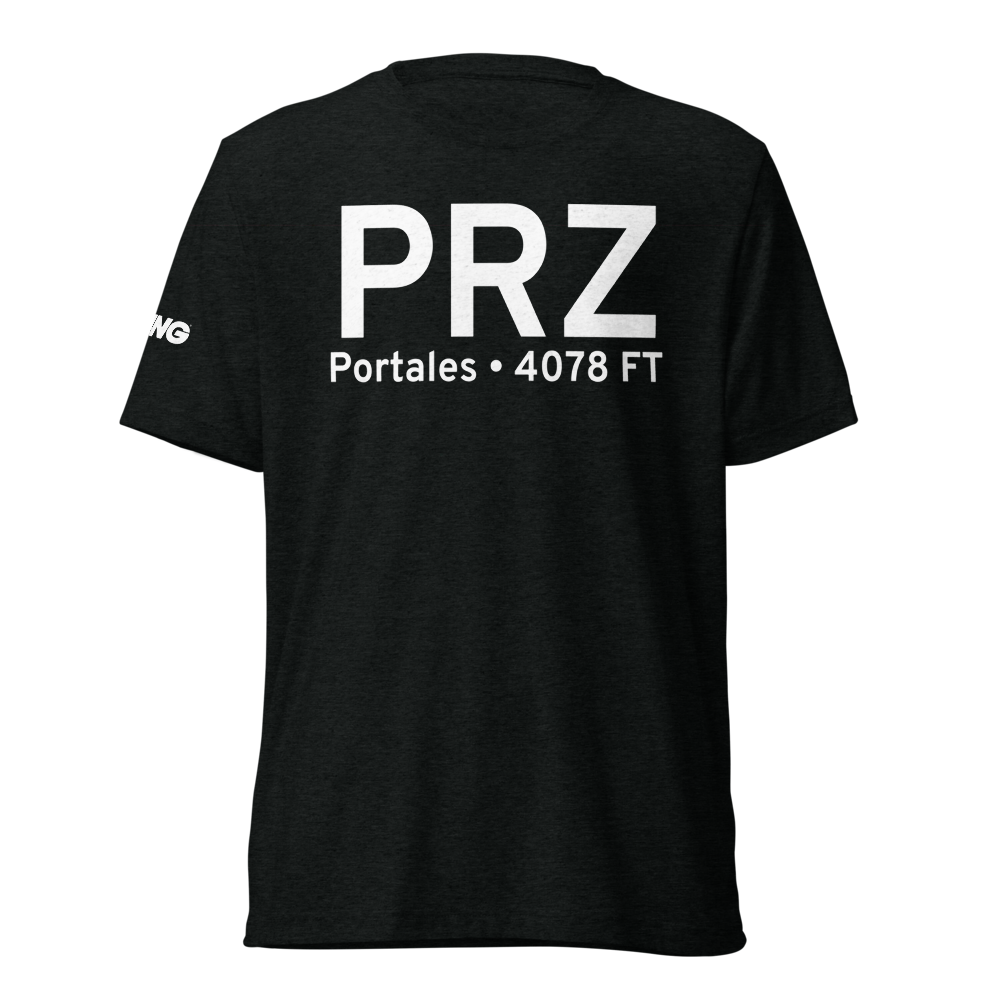 Portales (KPRZ) Airport Tri-blend T-Shirt 