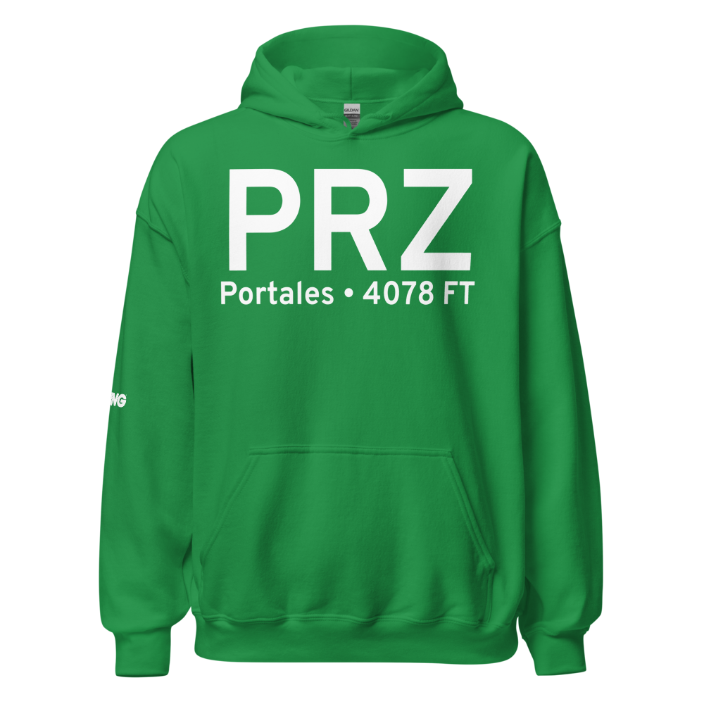 Portales (KPRZ) Airport Hoodie Sweatshirt 