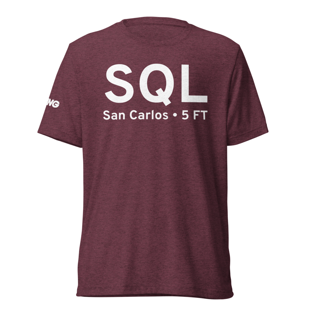 San Carlos (KSQL) Airport Tri-blend T-Shirt 