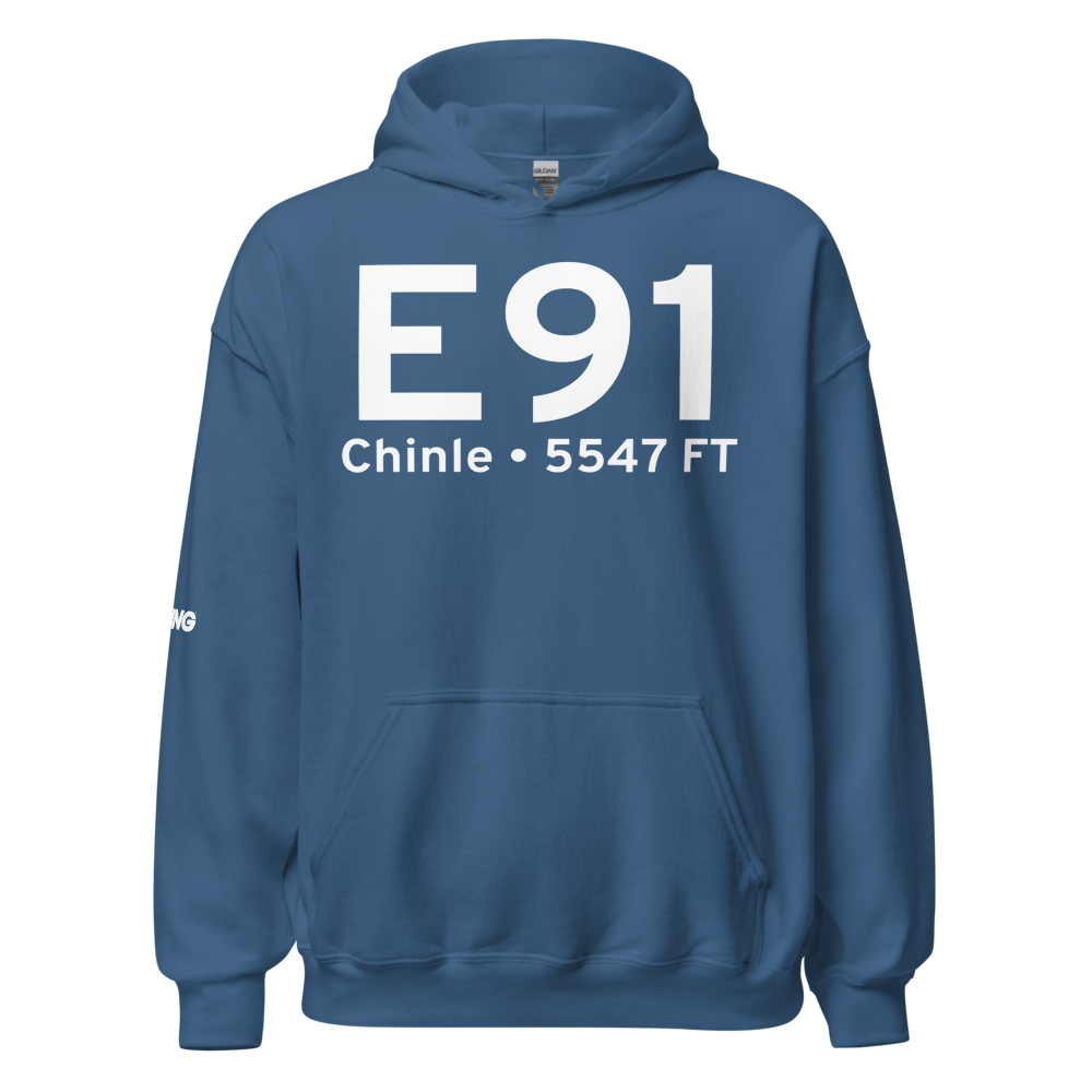 Chinle (KE91) Airport Hoodie Sweatshirt 