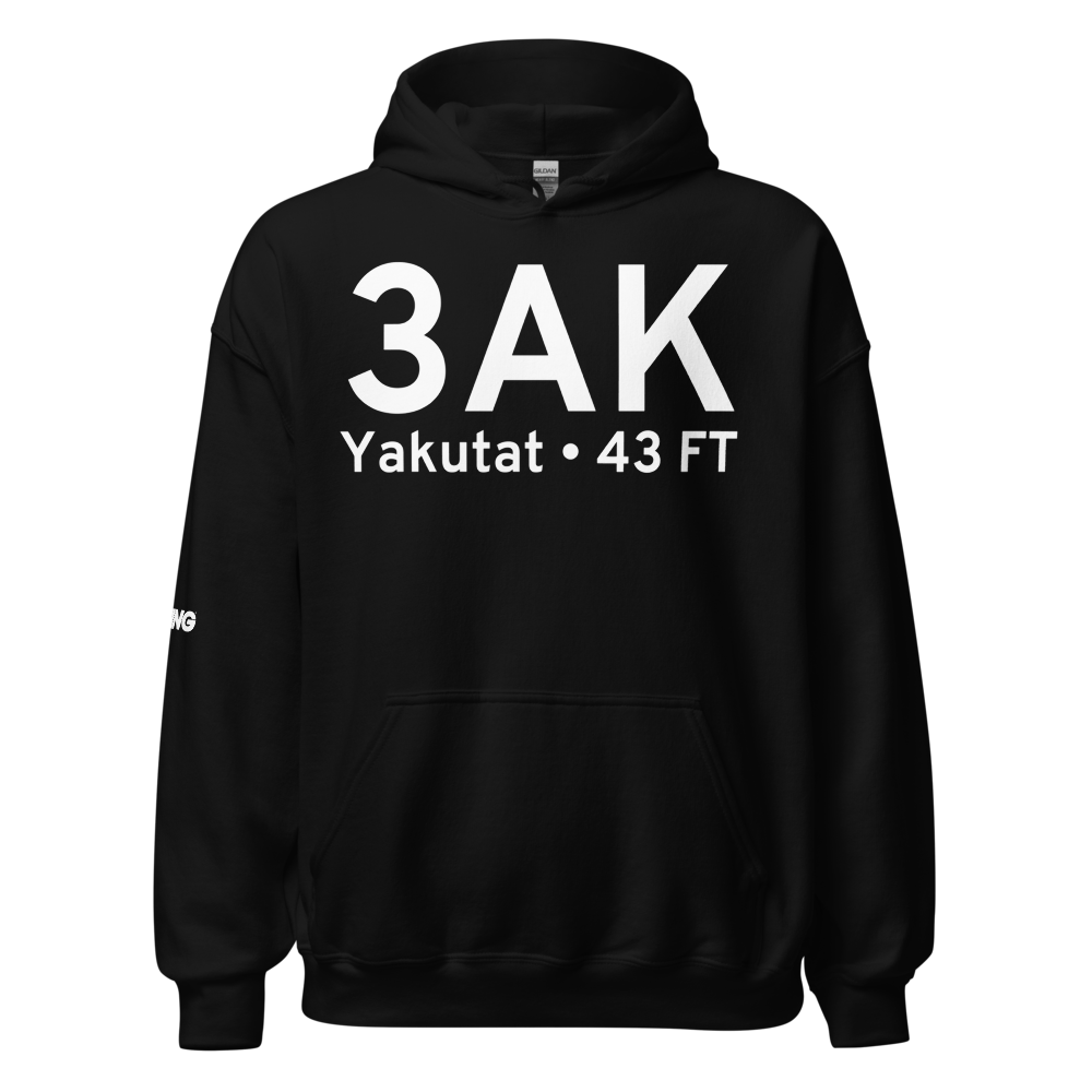 Yakutat (K3AK) Airport Hoodie Sweatshirt 
