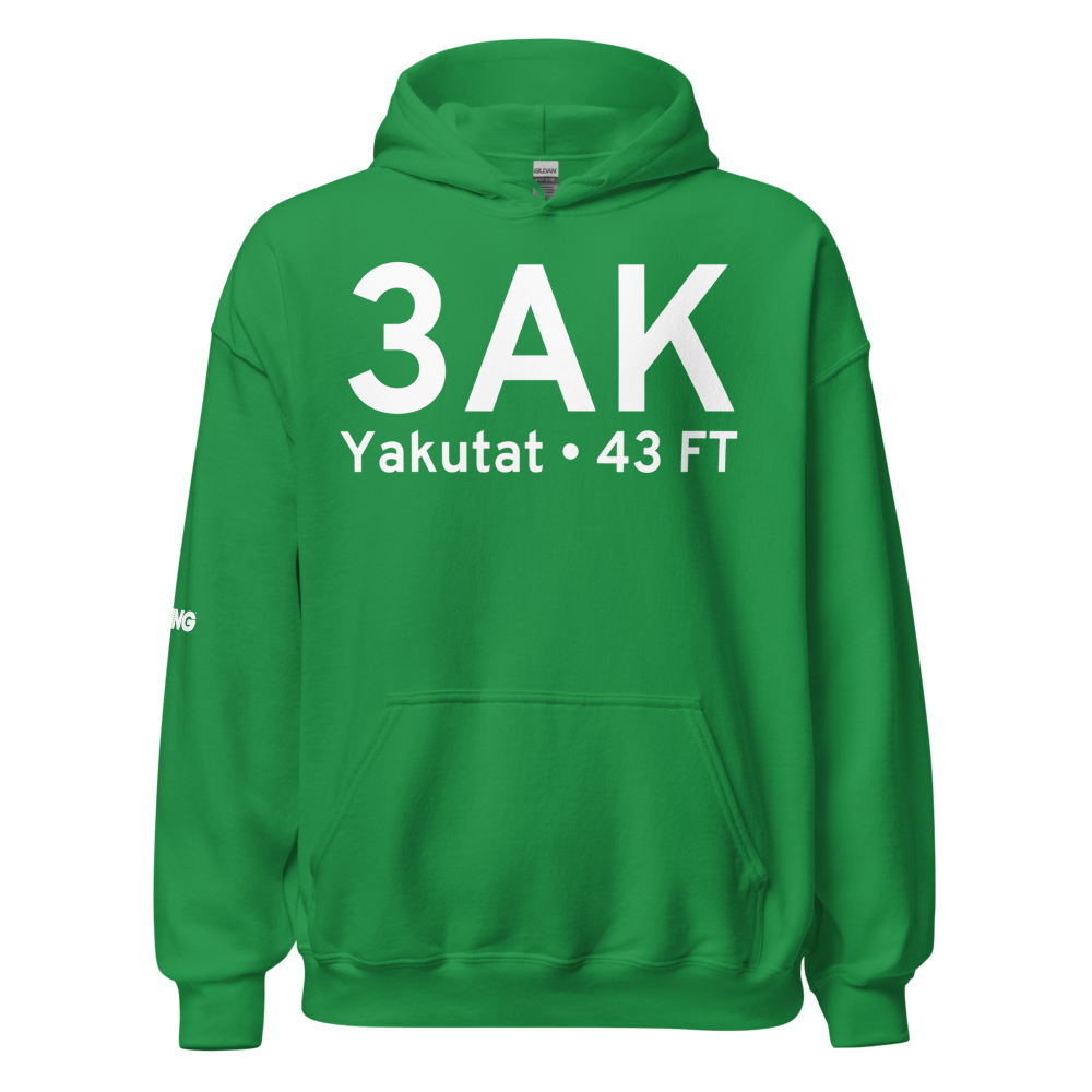 Yakutat (K3AK) Airport Hoodie Sweatshirt 