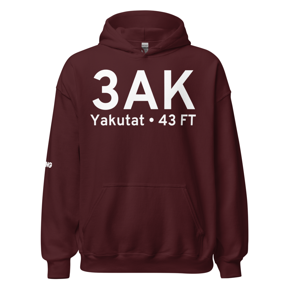 Yakutat (K3AK) Airport Hoodie Sweatshirt 