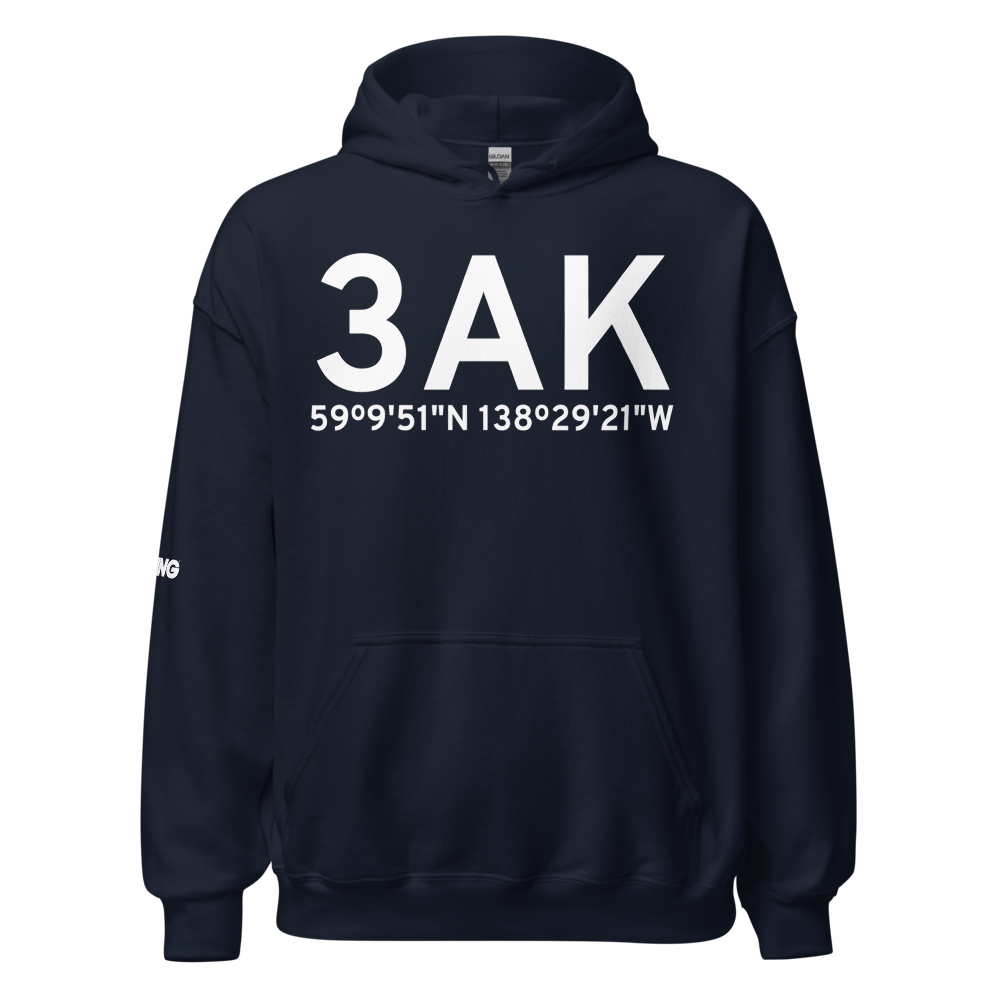 Yakutat (K3AK) Airport Hoodie Sweatshirt 