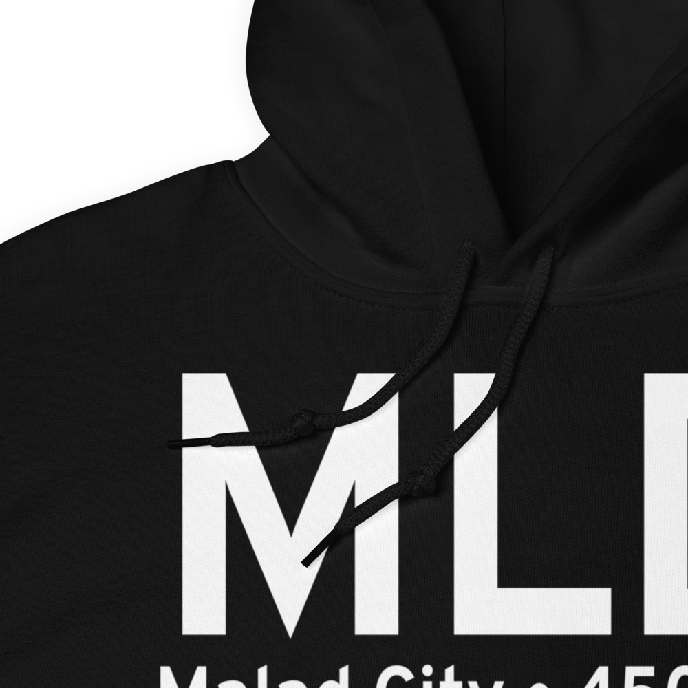 Malad City (KMLD) Airport Hoodie Sweatshirt 