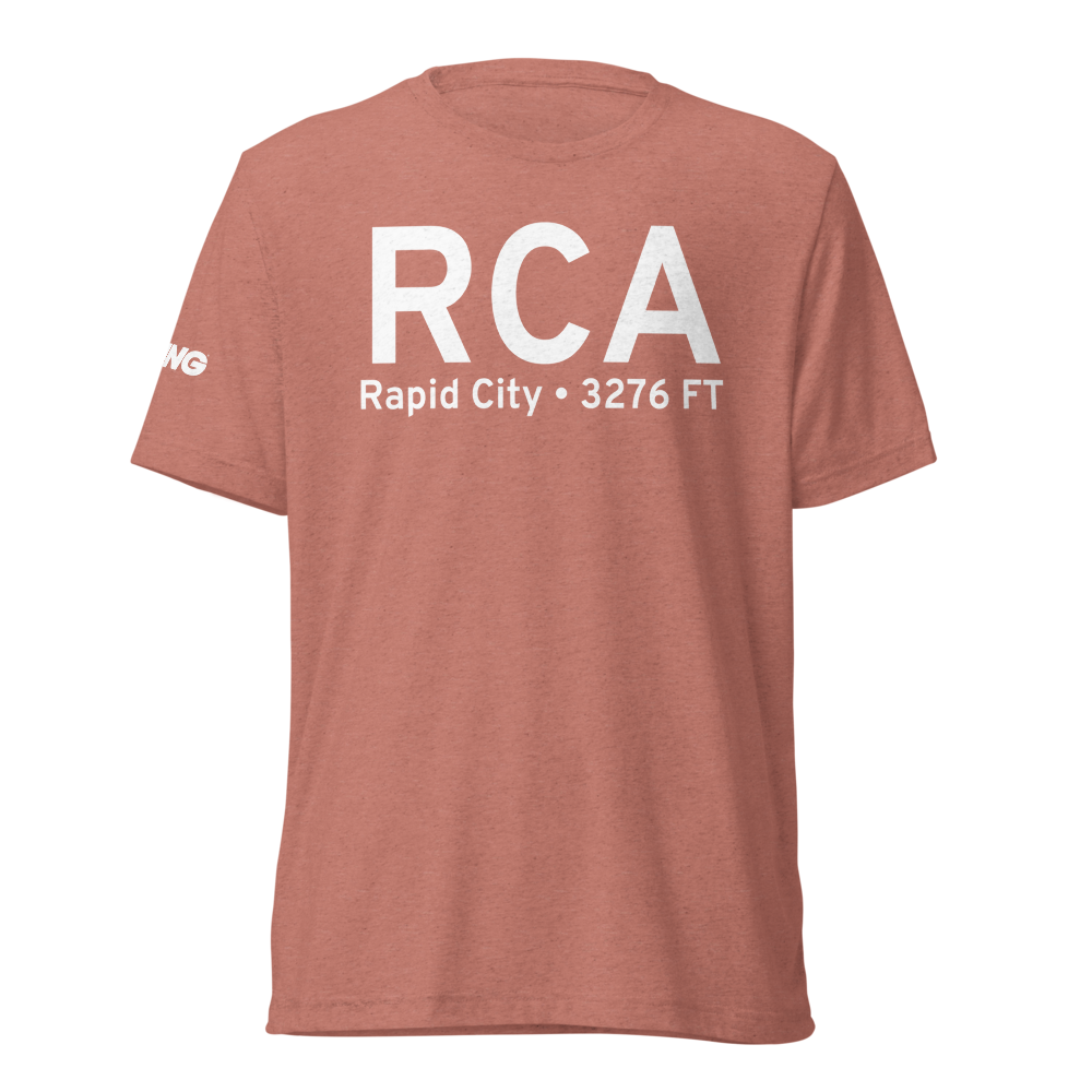 Rapid City (KRCA) Airport Tri-blend T-Shirt 