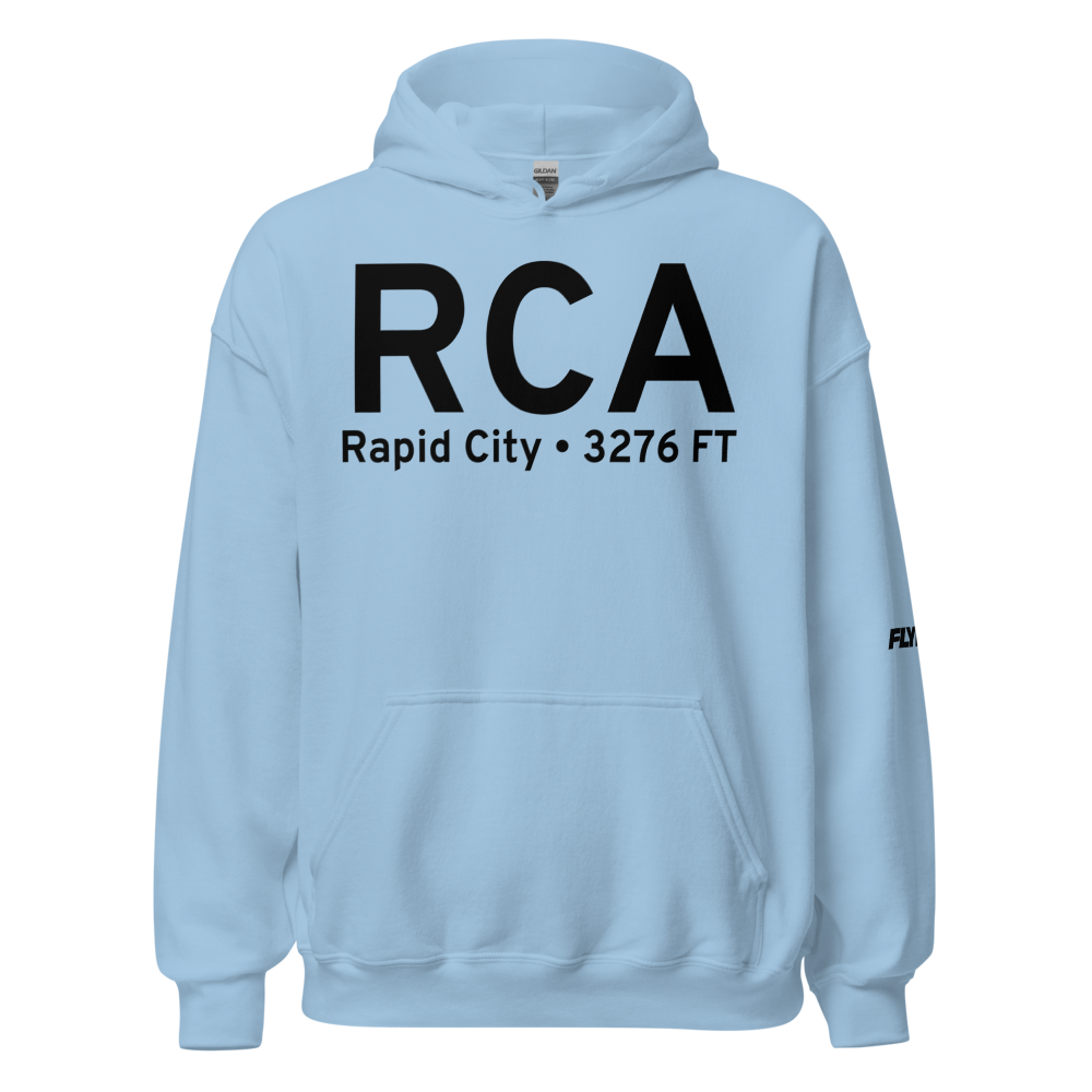 Rapid City (KRCA) Airport Hoodie Sweatshirt 