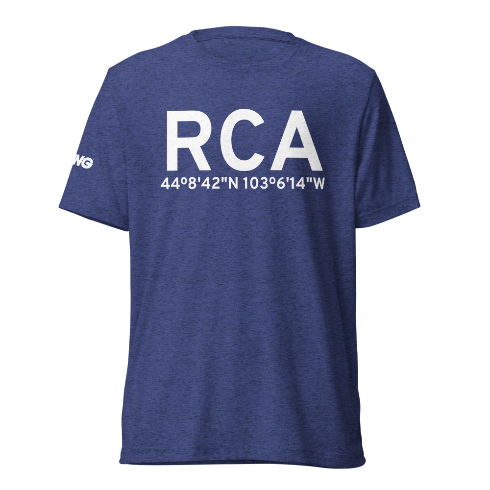 Rapid City (KRCA) Airport Tri-blend T-Shirt 