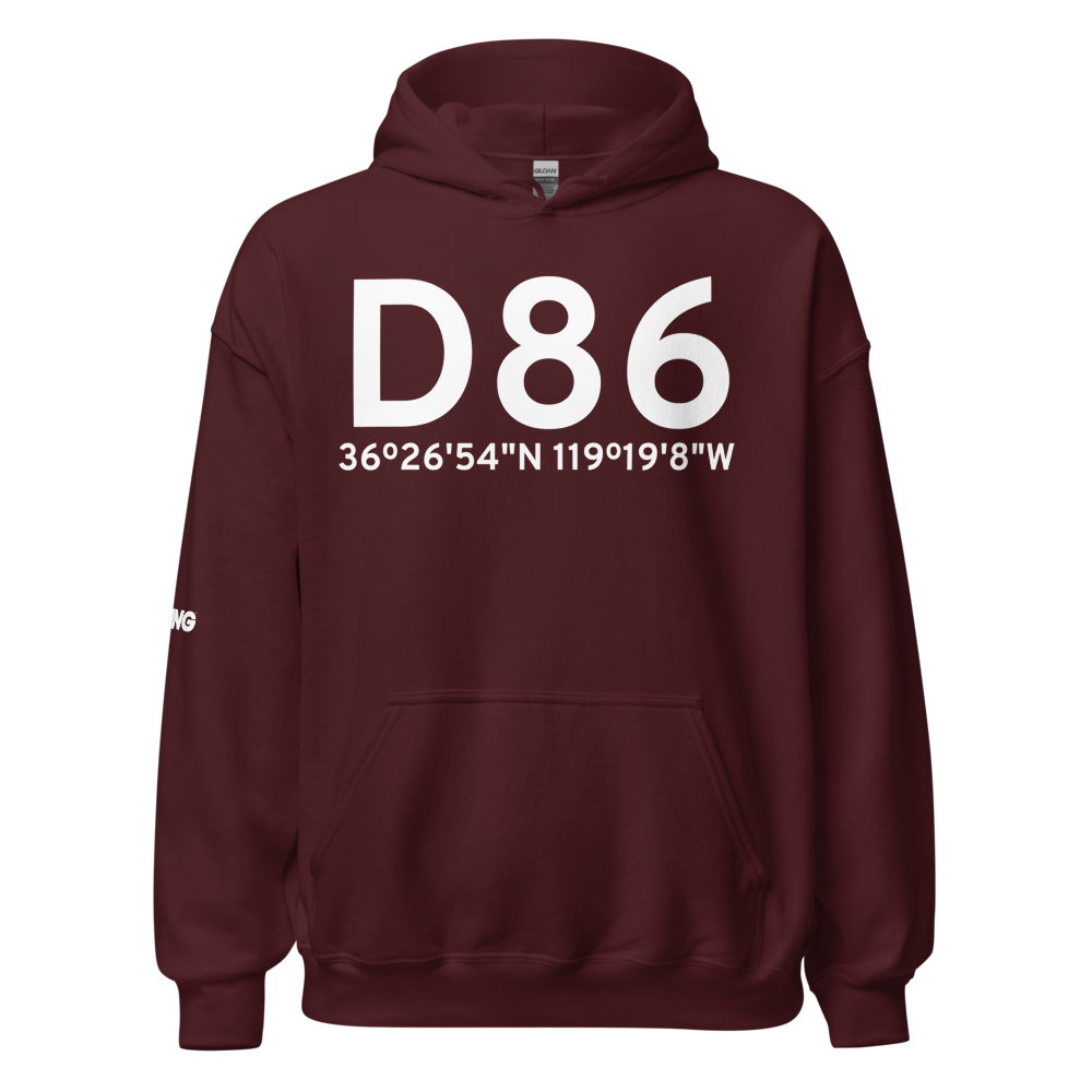 Visalia (KD86) Airport Hoodie Sweatshirt 