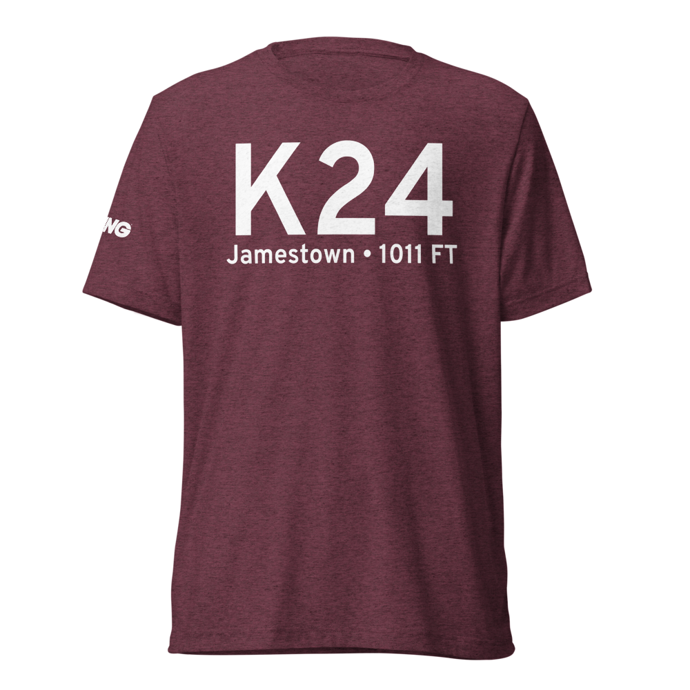 Jamestown (KK24) Airport Tri-blend T-Shirt 
