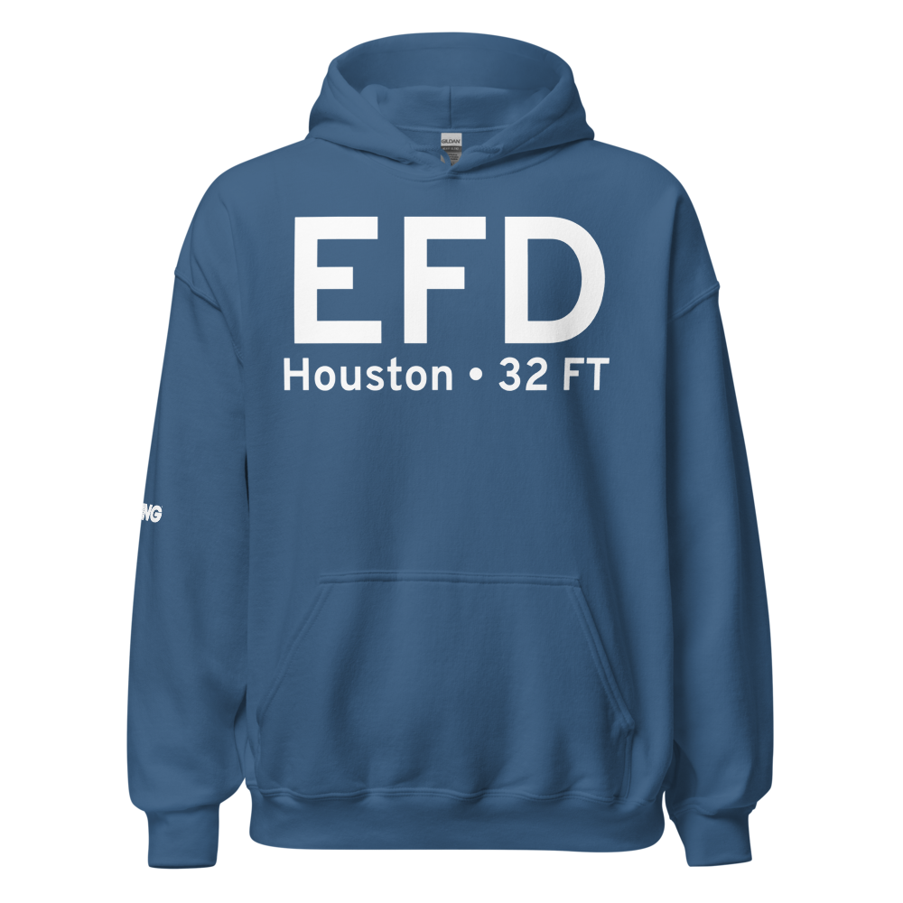 Houston (KEFD) Airport Hoodie Sweatshirt 