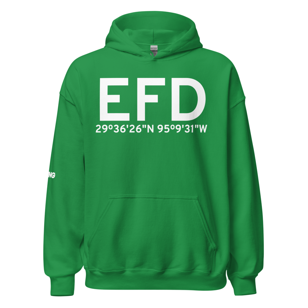 Houston (KEFD) Airport Hoodie Sweatshirt 