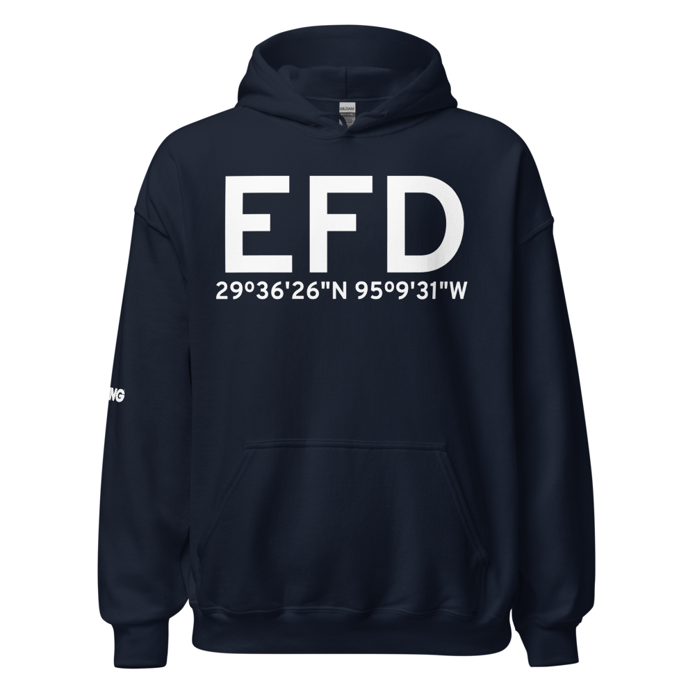 Houston (KEFD) Airport Hoodie Sweatshirt 
