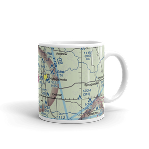 Maquoketa Municipal Airport (OQW) VFR Sectional  Mug