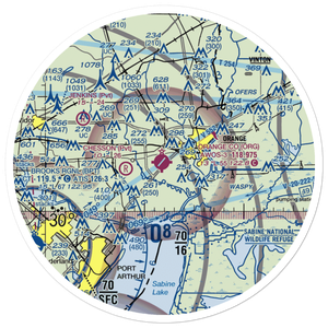 Orange County Airport (ORG) VFR Sectional Sticker (30 mile)