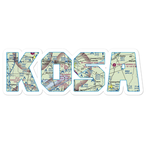 Mount Pleasant Regional Airport (OSA) VFR Sectional Sticker