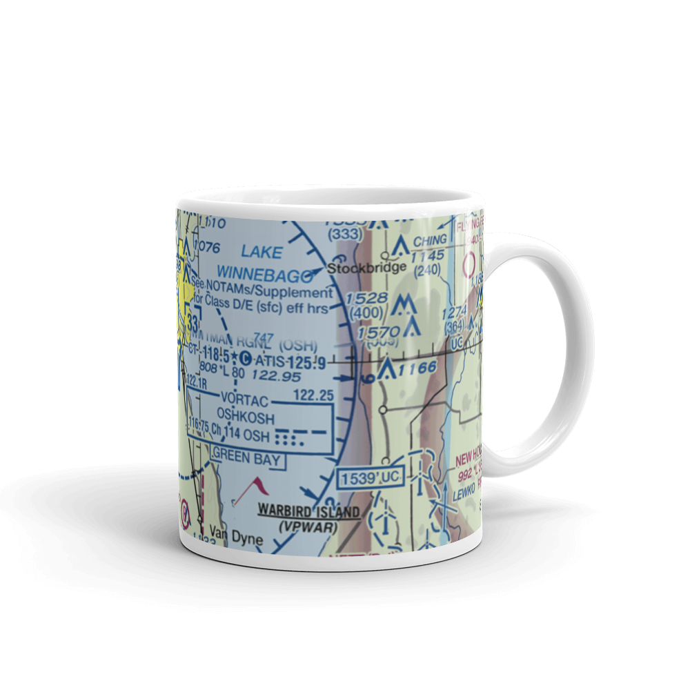 Wittman Regional Airport (OSH) VFR Sectional  Mug 